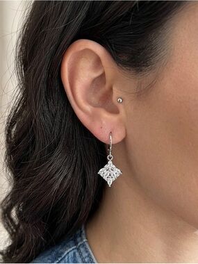 SILVER Hoops Earrings